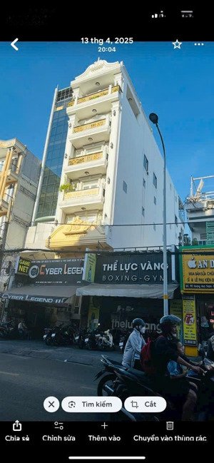 bán nhà mt chdv nơ trang long q.bình thạnh, dt 8x25m, 6 tầng, giá 36 tỷ