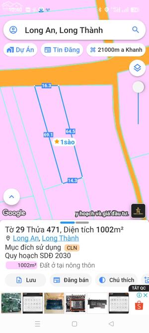 Bán 1 Sào Đất Vàng Gần Sân Bay Quốc Tế Long Thành - Cơ Hội Đầu Tư Đỉnh Cao