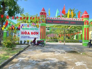 (chỉ 2ty75) bán lô đất đẹp mặt tiền hòa sơn 6 -song song phan quang định