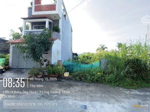 lô đất 60m2 (5,2x11,6m) hẻm thông bưng ông thoàn, p. phú hữu, tp thủ đức giá 4,75 tỷ lh 