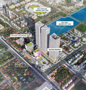 grand sunlake căn 2 ngủ- view pháo hoa hồ văn quán- trực tiếp cđt 