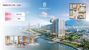 chính chủ cần nhượng lại căn 2pn tầng cao view sông giá cực tốt peninsula đà nẵng
