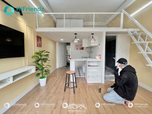 duplex sang xịn, nội thất mới 100% - ban công, cửa sổ lớn - ngay khu ẩm thực - tiện qua q1, pn