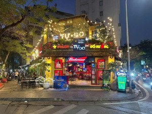 cho thuê mặt bằng kinh doanh mặt phố lưu quang vũ dt 80m2 x 3t, mặt tiền lô góc 20m, giá 38tr/th