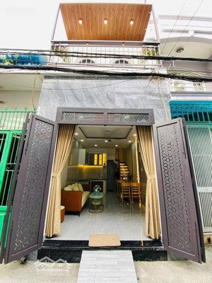 nhà hẻm ô tô 6m thông lê văn thọ, f16 gò vấp 1 trệt 1 lầu, full nội thất, ở ngay, giá chỉ 2.38 tỷ