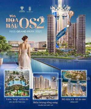 giỏ hàng nội bộ 64 căn stu os2 - 1pn, 2pn full tầng trung cao cho nhà đầu tư liên hệ giám đốc dự án