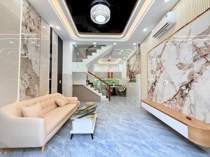 nhà mới xây hai căn liền kề 56m² (4x14m) - 4 lầu btct - ngay chợ phan văn trị