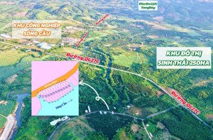 bán đất thổ cư vườn bưởi sau giáp suối nằm đường nhựa cạnh ql27c khu công nghiệp sông cầu giá tốt