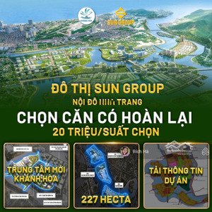 đón sóng đầu tư triệu đô, sở hữu biệt thự sun nha trang ,ưu đãi cực khủng giai đoạn đầu