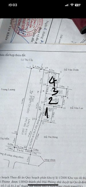 chỉ hơn 1 tỷ có ngay lô đất ngay sau nhà mặt đường lương quy, lê lợi