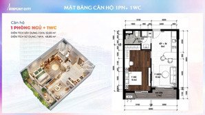 bán căn 1 phòng ngủ, tầng 10 long môn, view mặt tiền đường 25b, giá 2 tỉ 050 triệu