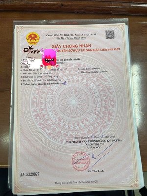 bán đất đẹp giá chỉ 1 tỷ 400 triệu ,xã phước an, nhơn trạch vị trí vàng tthc xã phước an