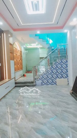 bán nhà mới gò vấp - gần mặt tiền huỳnh văn nghệ - 68m2 - 3 tầng - full nội thất - hẻm xe hơi