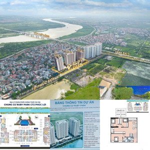bán căn hộ 2pn ruby park long biên 71m², tầng đẹp, ban công đông nam, giá chỉ 4.3 tỷ