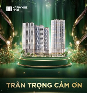 1tỷ35 căn hộ happy one mori tp. hcm gần aeon mall, booking 25tr tặng 25tr. ck 15%, tặng thêm 100tr.