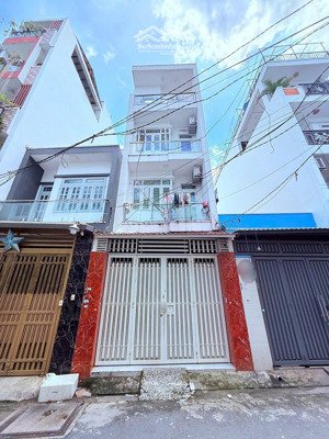 nhà 4 tầng đẹp, hẻm 6m 17/ vườn lài, dt 4x16m, giá chỉ 9.5 tỷ tl