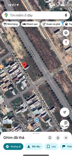 cần bán lô đất đẹp đường phạm đình bân - song song võ chí công - hoà quý