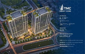 chỉ 2 tỷ sở hữu ngay chcc 2pn, 3pn, tmc smarthome, htls 0% trong 24 tháng, booking now 
