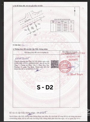 bán đất cây da, tân phú trung, củ chi, hcm giá cực chất 1,95 tỷ, 80m2