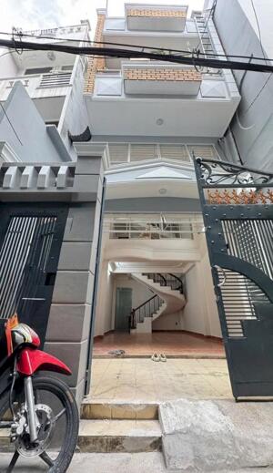 HẺM Ô TÔ TRÁNH cách nhà 25m, 3 Tầng 4PN 53m2 (4 x 14), P17 Phú Nhuận, giá 7.5ty TL