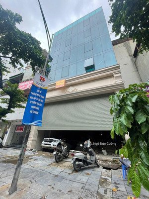 cho thuê tòa nhà trần thái tông 200m x 6t, mt 8m, vị trí trung tâm nhận diện cực tốt 