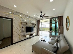 cho thuê căn hộ empire city 1 phòng ngủ có sân vườn riêng full nội thất, giá thuê 35 triệu/tháng