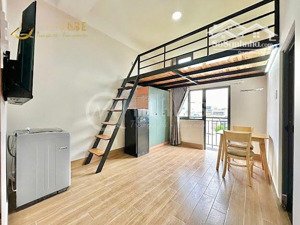 cc mini - duplex ban công full nt - toà nhà full tiện ích - gần chợ bà chiểu