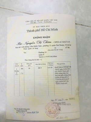 cần bán lô đất hẻm 210 an dương vương f16 q8 cũ ( phường bình mới) 4 x16.m