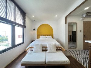 cho thuê căn hộ studio 35m2 cửa sổ trời full nội thất khu cửu long, gần sân bay tân sơn nhất, tân