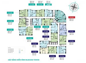 bán căn hộ cao cấp bluegem tower, chỉ từ 6 tỷ, 95m2, 3pn, 2wc tại nguyễn bặc, tứ hiệp, thanh trì