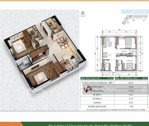 bán căn góc 2n2vs 67m - xuân mai nhà đẹp - giá tốt