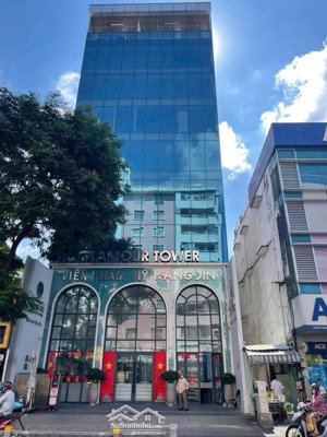 tòa nhà 2 mặt tiền mạc đỉnh chi, quận 1 - dt 10x22m - 205m - hầm 10 tầng - 600tr/th - 220 tỷ