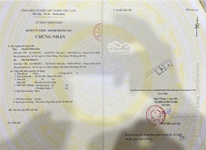 nhà 5 tầng, sổ đỏ chính chủ, hai nặt thông thoáng