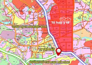 bán đất trung tâm hoà lạc 100m2 thổ cư 2.3 tỷ