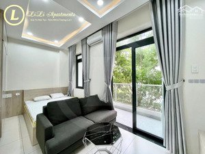 căn hộ studio full nội thất - ban công - nhiều ánh sáng - cho nuôi pet