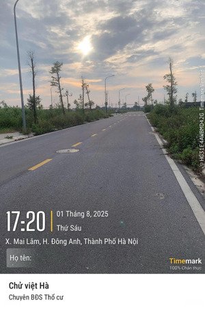 đất nền ,giáp đừơng cầu tứ liên ,trung tâm triển lãm quốc gia,đường 13m,vỉa hè rộng