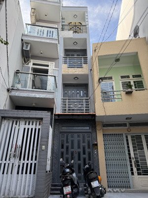 nhà hẻm đặng minh trứ p10, dtcn 30m2, 4 tầng đúc, 5pn chỉ 4.5 tỷ