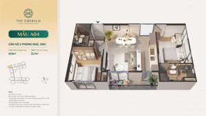 sở hữu căn góc 2pn đẹp nhất tháp a view sông & trung tâm tp!