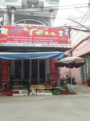 bán gấp nhà mặt đường+hẻm - ngay gần emart phan huy ích, chợ, thuận tiện kinh doanh