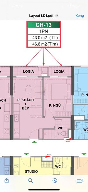 chính chủ cần bán căn 1n+ siêu đẹp-view thoáng - đông bắc 2 ban công nối dài vinhomes ocean park