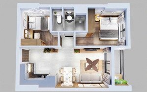 căn 2pn mặt tiền ql1k - phạm văn đồng nối dài, 60m2