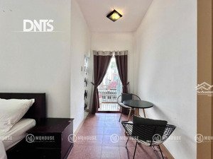 cho thuê chdv full nội thất hẻm xh trần quang diệu, ban công thoáng gần trung tâm q1 45m2 giá 8.5tr
