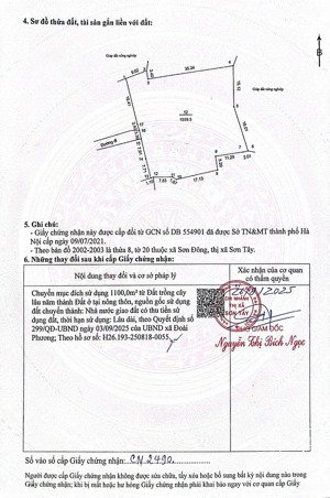 bán đất tại tỉnh lộ 82, 1559m2, 17,5 tỷ, xã sơn đông, sơn tây, hà nội