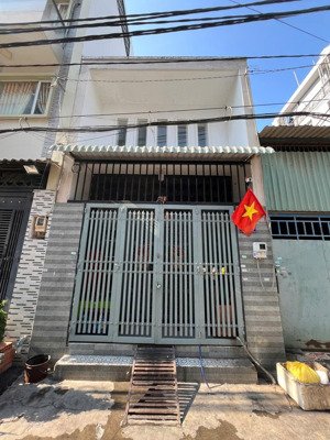 bán nhà hẻm nhựa 7m thông đường mã lò diện tích: 4 x 12.8m 51,2m2 kết cấu: trệt, lửng chính chủ