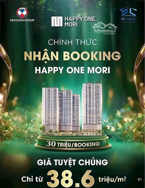 bán căn hộ happy one mori dt 69m2, 2pn + 2wc, nội thất cơ bản, giá 2,6 tỷ. hàng hiếm