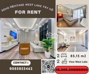 cho thuê cc 3pn, 2wc, 85,15m2, 35 triệu vnd tại lạc long quân, phú thượng, tây hồ, hn