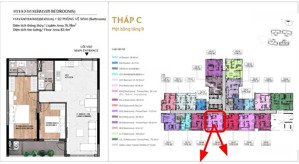 chính chủ gửi bán căn 2pn diện tích 82.40m2 giá 5 tỷ 6 tặng ô xe định danh thanh toán 50% nhận nhà