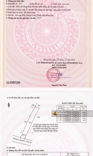 ngộp nè ! mặt tiền đường kinh doanh long đức - ngay sát tdc long đức- dt: 313m2 sổ sẵn tc 100m