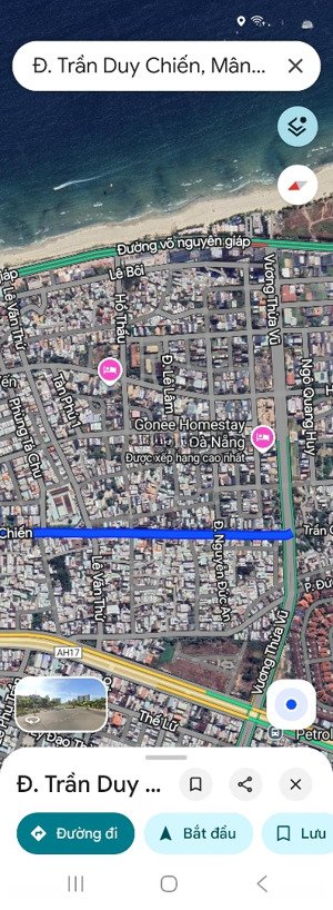 bán lô đất mt trần duy chiến bãi tắm mân thái biển mỹ khê.