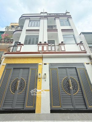 anh em sinh đôi xây mới - hẻm xe hơi, lê quang định, bình thạnh - gần chợ bà chiểu - 52m2, 4 tầng